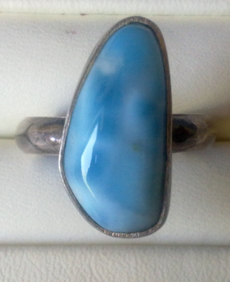 larimar gyűrű